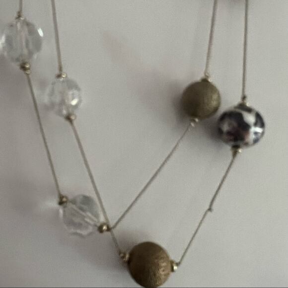 Betsey Johnson Floating Beaded Long Necklace - Picture 4 of 6
